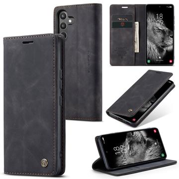 Caseme 013 Sarja Samsung Galaxy A34 5G Lompakkokotelo - Musta