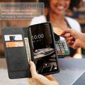 Caseme 013 Sarja Samsung Galaxy A34 5G Lompakkokotelo - Musta
