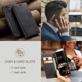 Caseme 013 Sarja Samsung Galaxy A34 5G Lompakkokotelo - Musta