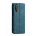 Caseme 013 Sarja Samsung Galaxy A50 Lompakkokotelo - Sininen