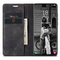 Samsung Galaxy S21 5G Caseme 013 Sarja Lompakkokotelo - Musta