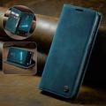 Caseme 013 Sarja Samsung Galaxy S22 5G Lompakkokotelo - Sininen