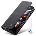 Caseme 013 Sarja Samsung Galaxy Z Fold4 Lompakkokotelo - Musta