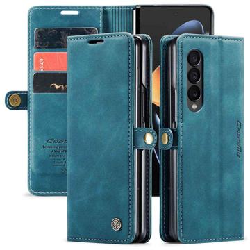 Caseme 013 Sarja Samsung Galaxy Z Fold4 Lompakkokotelo - Sininen