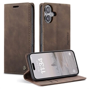 iPhone 16 Plus Caseme 013 Sarja Lompakkokotelo - Kahvi