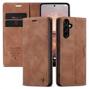 Caseme 013 Sarja Samsung Galaxy A54 5G Lompakkokotelo - Ruskea