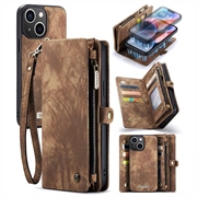 iPhone 15 Caseme 2-in-1 Multifunctional Lompakkokotelo