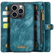 iPhone 15 Pro Caseme 2-in-1 Multifunctional Lompakkokotelo - Sininen