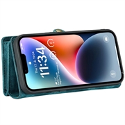 iPhone 15 Pro Caseme 2-in-1 Multifunctional Lompakkokotelo - Sininen