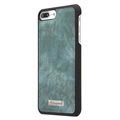 iPhone 7 Plus / iPhone 8 Plus Caseme 2-in-1 lompakkokotelo - Sininen