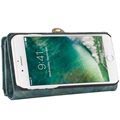 iPhone 7 Plus / iPhone 8 Plus Caseme 2-in-1 lompakkokotelo - Sininen