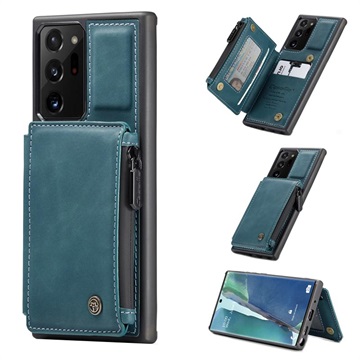 Caseme C20 Vetoketjullinen Tasku Samsung Galaxy Note20 Ultra Lompakkokotelo