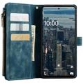 Caseme C30 Monitoiminen Samsung Galaxy A53 5G Lompakkokotelo - Sininen