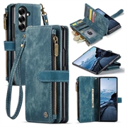 Samsung Galaxy Z Fold8 Ultra Caseme C30 Monitoiminen Lompakkokotelo - Sininen