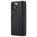 Caseme C30 Monitoiminen iPhone 14 Pro Max Lompakkokotelo - Musta