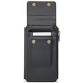 Caseme ME50 Universal Crossbody laukku RFID Protection - 4"-7.3" - Musta