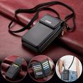 Caseme ME50 Universal Crossbody laukku RFID Protection - 4"-7.3" - Musta