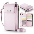 Caseme ME50 Universal Crossbody laukku RFID Protection - 4"-7.3" - vaaleanpunainen
