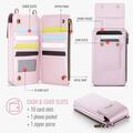 Caseme ME50 Universal Crossbody laukku RFID Protection - 4"-7.3" - vaaleanpunainen