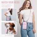 Caseme ME50 Universal Crossbody laukku RFID Protection - 4"-7.3" - vaaleanpunainen