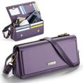 Caseme Me30 3-in-1 Crossbody puhelinlaukku - 4"-7.5" - violetti