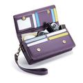 Caseme Me30 3-in-1 Crossbody puhelinlaukku - 4"-7.5" - violetti