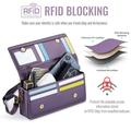 Caseme Me30 3-in-1 Crossbody puhelinlaukku - 4"-7.5" - violetti