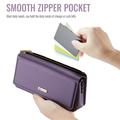 Caseme Me30 3-in-1 Crossbody puhelinlaukku - 4"-7.5" - violetti