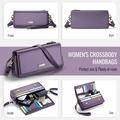 Caseme Me30 3-in-1 Crossbody puhelinlaukku - 4"-7.5" - violetti