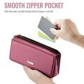 Caseme Me30 3-in-1 Crossbody puhelinlaukku - 4"-7.5" - punainen
