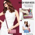 Caseme Me30 3-in-1 Crossbody puhelinlaukku - 4"-7.5" - punainen