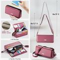Caseme Me30 3-in-1 Crossbody puhelinlaukku - 4"-7.5" - punainen