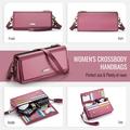 Caseme Me30 3-in-1 Crossbody puhelinlaukku - 4"-7.5" - punainen