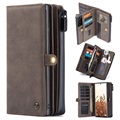 Caseme 2-in-1 Multifunctional Samsung Galaxy S21 5G Lompakkokotelo - Ruskea