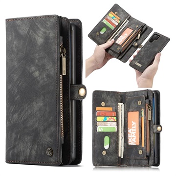 Caseme Multifunctional Samsung Galaxy Note10+ Lompakkokotelo - Black