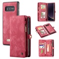 Caseme Multifunctional Samsung Galaxy S10e Lompakkokotelo - Punainen