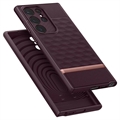 Caseology Parallax Samsung Galaxy S23 Ultra 5G Hybridikotelo - Burgundy Punainen