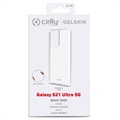 Celly Gelskin Samsung Galaxy S21 Ultra 5G TPU-Kotelo - Läpinäkyvä