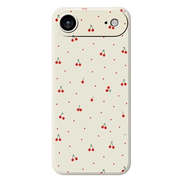 iPhone 17 Air Kirsikkakuvio TPU-kotelo - Beige