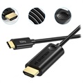 Choetech 4K 60Hz USB-C/HDMI Kaapeli - 1.8m - Musta