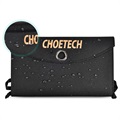 Choetech Dual-Port Taitettava Aurinkopaneeli - 19W - Musta