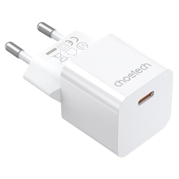 Choetech PD5010 USB-C PD3.0 Seinälaturi - 20W - Valkoinen