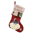 Joulusukka, jossa on 3D-hahmo – 46 x 30cm – Joulupukki