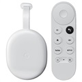 Chromecast Google TV (2020) ja Ääniohjauksella (Avoin pakkaus - Tyydyttävä) - Valkoinen