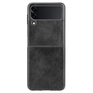 Samsung Galaxy Z Flip3 5G Päällystetty Muovikotelo - Musta
