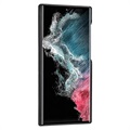 Samsung Galaxy S22 Ultra 5G Päällystetty TPU Suojakuori - Musta