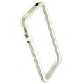 iPhone 4 / 4S Code Joustava TPU-Suojareunus - Valkoinen