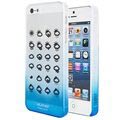 iPhone 4 / 4S Code Weather Kova Suojakuori - Sininen / Läpinäkyvä