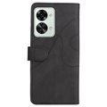 Bi-Color Series OnePlus Nord 2T Lompakkokotelo - Musta
