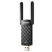 Comfast CF-952AX V2 Dual-Band WiFi 6 USB-sovitin - 1800Mbps - Musta